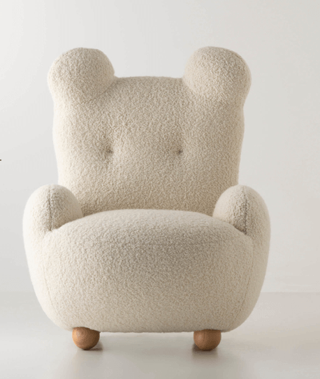 Kulaklı Formlu Pofuduk Ayıcık Teddy Berjer