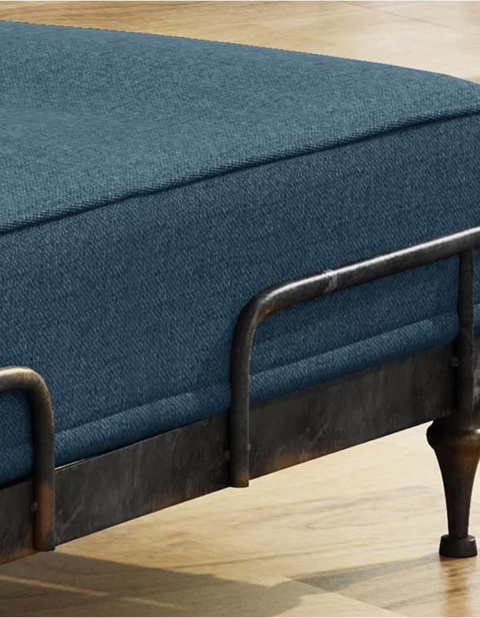 Pufcu Endüstriyel Mavi ve Köpek Yatağı 68x92x27 Large detay