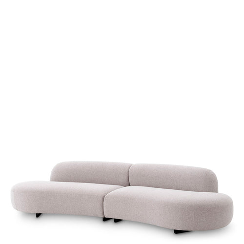 Bjorn Küçük Vizon Rengi Dış Mekan Bahçe Kanepe, modern tasarım, keten kumaş, konforlu oturum, dayanıklı outdoor mobilya.